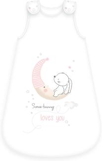 Herding Baby Best Baby-Schlafsack Little Bunny, Kaninchen-Motiv, 70 x 45 cm, Seitlich umlaufender Reißverschluss und Druckknöpfe