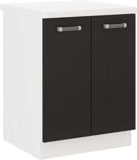 Küchen Unterschrank 60 cm für das Modell „Omega 240 Schwarz + Weiß“
