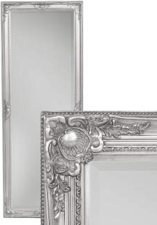 Wandspiegel LEANDOS 180x70cm Silber Antik barock Design Spiegel pompös Facette