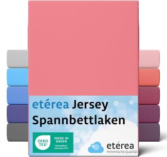 etérea Comfort Jersey Spannbettlaken Rosa 200x200 cm - 200x220 cm