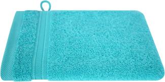 Dyckhoff Frottierserie Siena | Waschhandschuh 16x21 cm | aqua