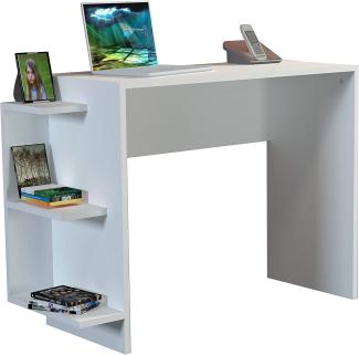 'Marlinda' Schreibtisch, Weiß, 104,5 x 78,3 x 40 cm