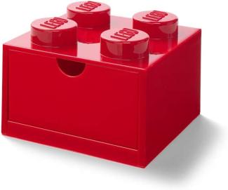 Room Copenhagen 'LEGO Schreibtischschublade' Aufbewahrungsbox rot