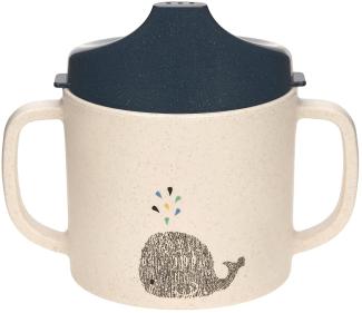 Sippy Cup PP/Cellulose Little Water Whale Beige