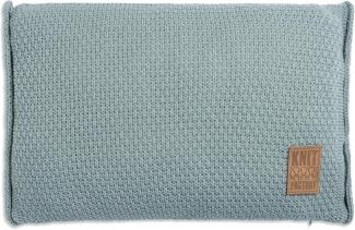 Knit Factory Jesse Kissen 60x40 cm Glatt Stonegreen