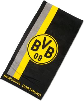 BVB Borussia Dortmund Handtuch Logo und Streifen 50x100cm