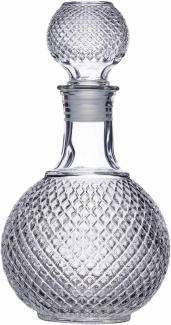 Kitchencraft Bar Craft Kristallglas Whisky Dekanter # Flasche, 1L, Transparent