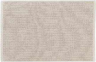 Blomus PIANA Badematte, Badezimmermatte, Fußmatte, Baumwolle, Moonbeam, 55 x 55 cm, 69147