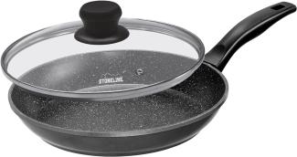 Stoneline 7359 Frying Pan with glass lid 26 cm Suitable all types of hob Aluminium Anthracite