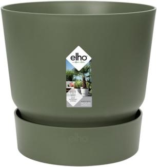 elho Greenville Rund 16 - Blumentopf für Innen und Außen - Selbstbewässerungstopf - 100% Recyceltem Plastik - Ø 16. 0 x H 15. 3 cm - Grün/Laubgrün