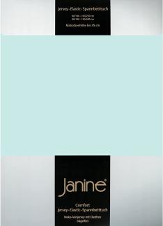 Janine Jersey Elastic Spannbetttuch | 90x190 cm - 100x220 cm | morgennebel