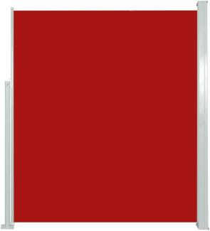 vidaXL Seitenmarkise 160x300 cm Rot