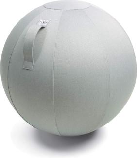 Vluv Leiv Stoff-Sitzball Durchmesser 60-65 cm Silber / Hellgrau