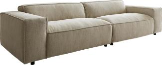 Big-Sofa Tenso 285x105 cm Chenille Beige