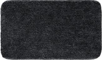 Grund Melange Badteppich, Acryl, Anthrazit, 60 x 100 cm