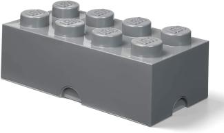 Lego 'Storage Brick 8' Aufbewahrungsbox dunkelgrau