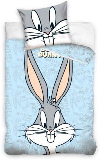 bettbezug Bugs Bunny 100 x 135 cm Baumwolle blau