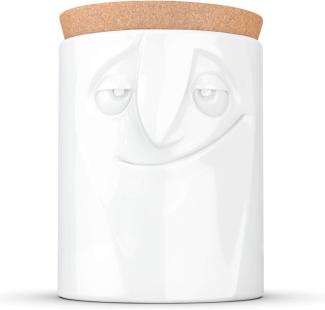 Tassen Vorratsdose 1700ml - charmant weiß