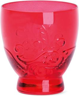 Excelsa Santa Cruz Wasserglas, Rot, 6 Stück