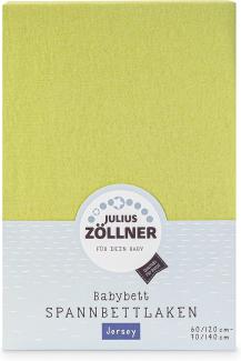 Julius Zöllner Spannbettlaken Jersey grün,60x120/70x140cm
