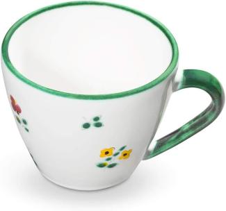 Streublumen, Cappuccino Tasse (0,16L) - Gmundner Keramik Cappuccinotasse - Mikrowelle geeignet, Spülmaschinenfest