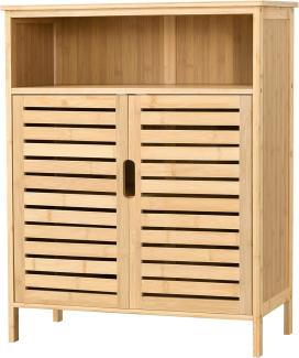 Bambus Badezimmerschrank Eslöv 81x65,5x31 cm [en. casa]