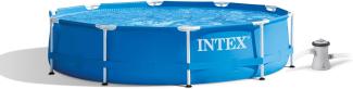 INTEX Swimming Pool Metal Frame 305x76cm + Pumpe 28202 GS