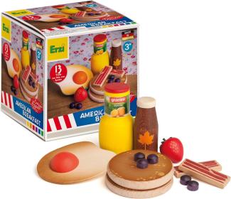 Erzi 28150 American Breakfast Set für Kaufladen und Kinderküche