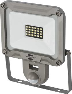 Brennenstuhl LED Strahler JARO 3050 P (30W, 2950lm, 6500K, IP54, LED-Fluter zur Wandmontage mit Bewegungsmelder, aus Aluminium)