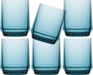 Wasserglas Set 6 Stück, unzerbrechlich - Bahamas Turquoise