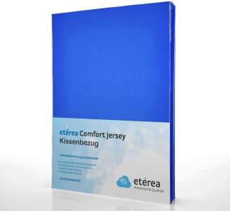 Comfort Jersey Kissenbezug Doppelpack 80x80cm Blau