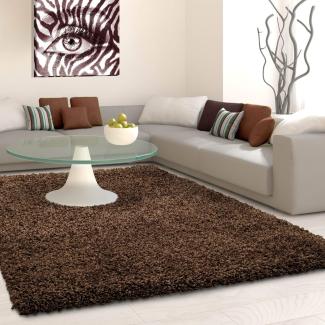 Shaggy Teppich LIFE BROWN 240 X 340cm Rechteck