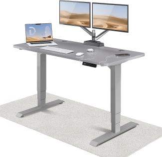 Höhenverstellbarer Schreibtisch (140 x 70 cm) - Schreibtisch Höhenverstellbar Elektrisch mit Flüsterleisem Dual-Motor & Touchscreen - Hohe Tragfähigkeit - Stehtisch von Desktronic