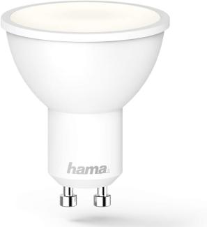 Hama WLAN Lampe mit Lampenfassung GU10, (Smart Lampe funktioniert ohne Hub, LED Leuchtmittel mit 5,5W in Reflektorform, Sprach-/App-Steuerung, Smart Home Lampe für verschiedene Lichtatmosphären) Weiß
