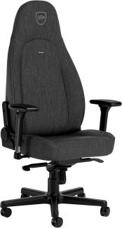 noblechairs ICON TX Schreibtischstuhl Gaming Stuhl - Chefsessel Bürostuhl Ergonomisch 150kg - Drehstuhl mit Rollen - Game Stühle - Textilgewebe - Inklusive Kissen - Anthrazit