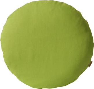 Kissenhülle rund ca. 50 cm Ø 100% Baumwolle grün beties "Farbenspiel"