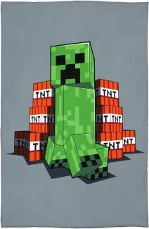 Minecraft \" TNT \" Fleecedecke Kuscheldecke 100 x 150 cm