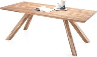 Esstisch LEONARD Esszimmer Tisch Massivholz Eiche geölt rechteckig 200cm