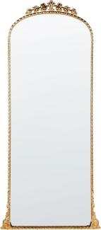 Wandspiegel gold Metall 51 x 114 cm LIVRY