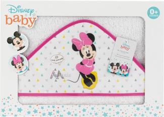 Amazon Disney Minnie Mouse Geo Badetuch Weiß/Rosa