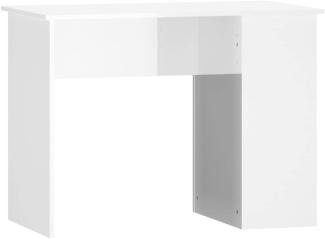 vidaXL Schreibtisch Hochglanz-Weiß 100x55x75 cm Holzwerkstoff