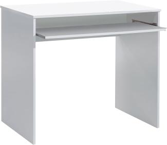 Habitdesign 002314BO - Computertisch, Gloss White, 90 x 54 x 79 cm