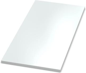 AUPROTEC Tischplatte 19mm weiß 900 x 900 mm Holzplatte melaminharzbeschichtet Spanplatte mit Umleimer ABS Kante Auswahl: 90 x 90 cm
