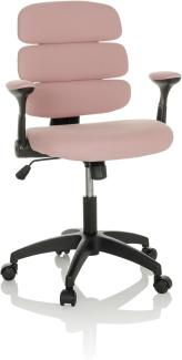 hjh OFFICE Kinderdrehstuhl Kid ERGOLINO B Drehstuhl mit ergonomischer Rückenlehne, Rosa, 736434