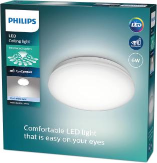 Philips Moire CL200 LED Deckenleuchte weiß 640lm 4000K 22,5cm