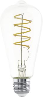 Eglo 110074 LED Filament Leuchtmittel E27 Spiral L:14. 3cm Ø:6. 4cm 2700K