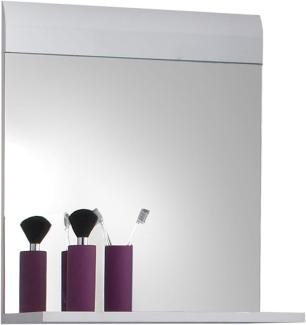 trendteam 'Skin Gloss' smart living Badspiegel mit Ablage, weiß Hochglanz, 60 x 55 x 10 cm