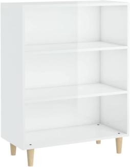 Sideboard Hochglanz-Weiß 69,5x32,5x90 cm Holzwerkstoff [812246]