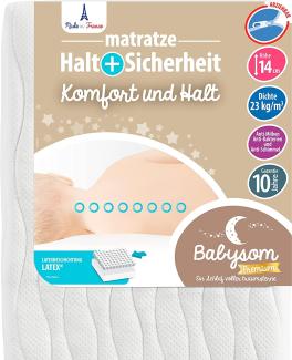 Babysom 'Halt+Sicherheit' Schaumstoffmatratze 60x120x14cm