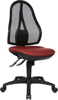 Topstar OP200G27 Open Point SY, Bürostuhl, Schreibtischstuhl, ergonomisch, Bezug bordeaux rot